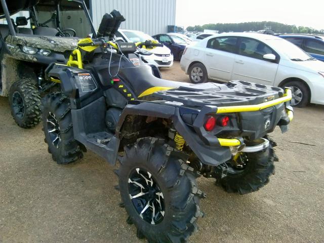 3JBLWAX49JJ000530 - 2018 CAN-AM OUTLANDER BLACK photo 3