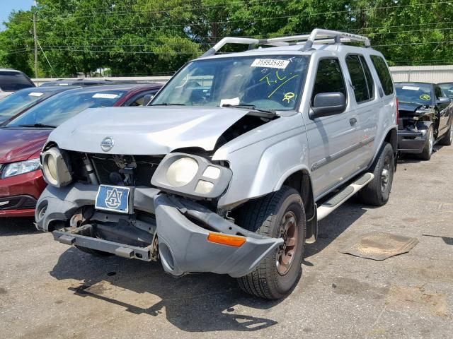 5N1ED28TX4C653049 - 2004 NISSAN XTERRA XE SILVER photo 2