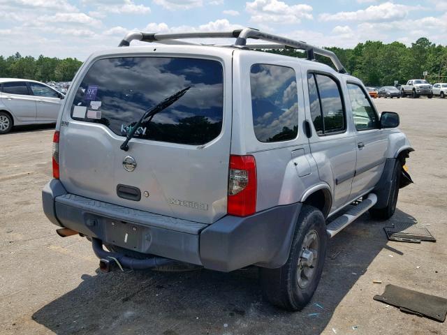 5N1ED28TX4C653049 - 2004 NISSAN XTERRA XE SILVER photo 4