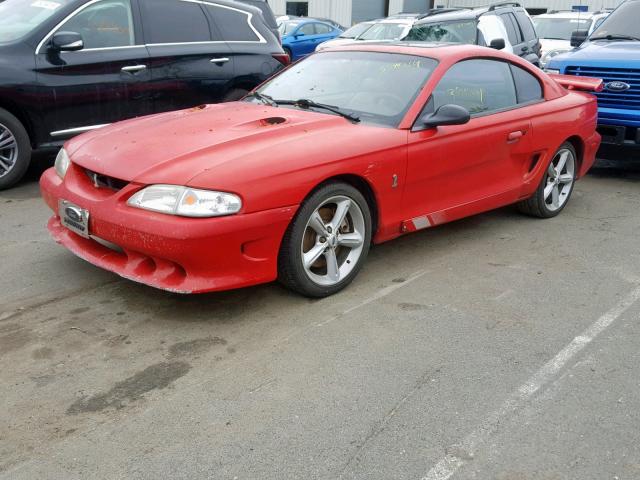 1FALP47V8VF118695 - 1997 FORD MUSTANG CO RED photo 2