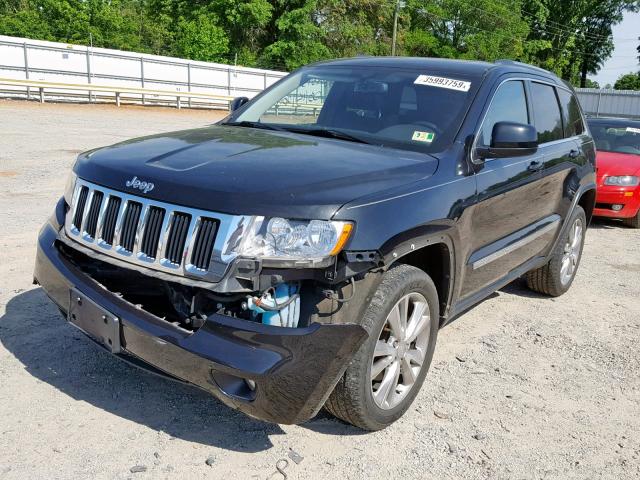 1C4RJFAG4DC505580 - 2013 JEEP GRAND CHER BLACK photo 2