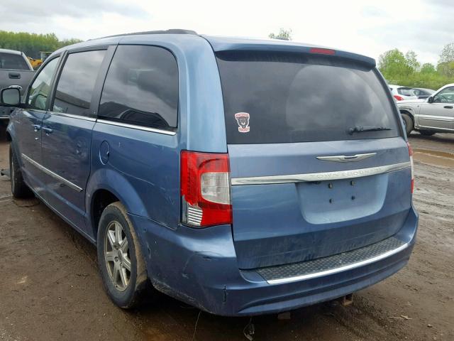 2A4RR5DG3BR771038 - 2011 CHRYSLER TOWN & COU BLUE photo 3