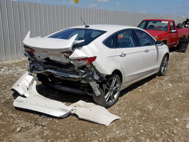 3FA6P0D96FR160395 - 2015 FORD FUSION TIT WHITE photo 4