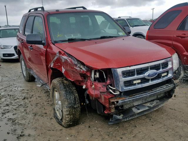 1FMCU9DG6AKA00986 - 2010 FORD ESCAPE XLT RED photo 1