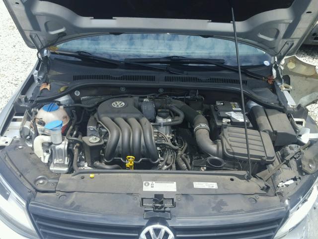 3VW2K7AJ8EM352313 - 2014 VOLKSWAGEN JETTA BASE Արծաթագույն լուսանկար 7