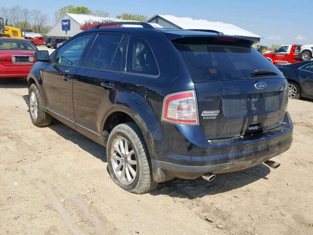 2FMDK48CX9BB01037 - 2009 FORD EDGE SEL BLACK photo 3