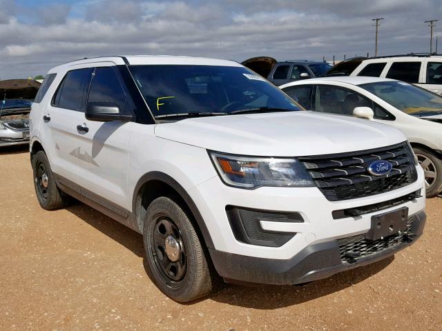 1FM5K8AR8JGC34158 - 2018 FORD EXPLORER P WHITE photo 1