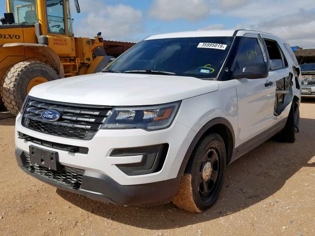 1FM5K8AR8JGC34158 - 2018 FORD EXPLORER P WHITE photo 2