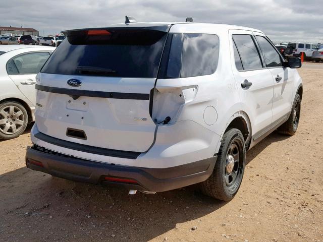 1FM5K8AR8JGC34158 - 2018 FORD EXPLORER P WHITE photo 4