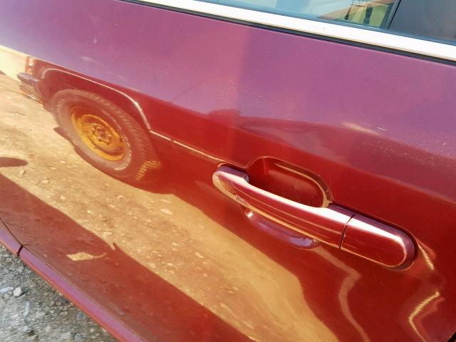 1FAHP24W18G169896 - 2008 FORD TAURUS SEL RED photo 9