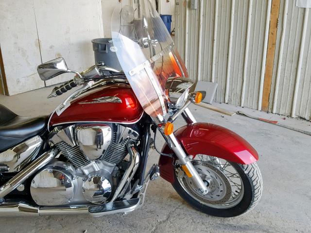 1HFSC52094A101344 - 2004 HONDA VT1300 S BURGUNDY photo 5