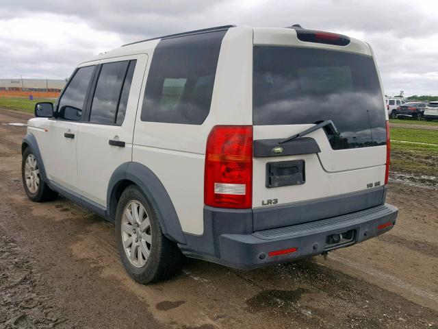 SALAE25486A385798 - 2006 LAND ROVER LR3 SE WHITE photo 3