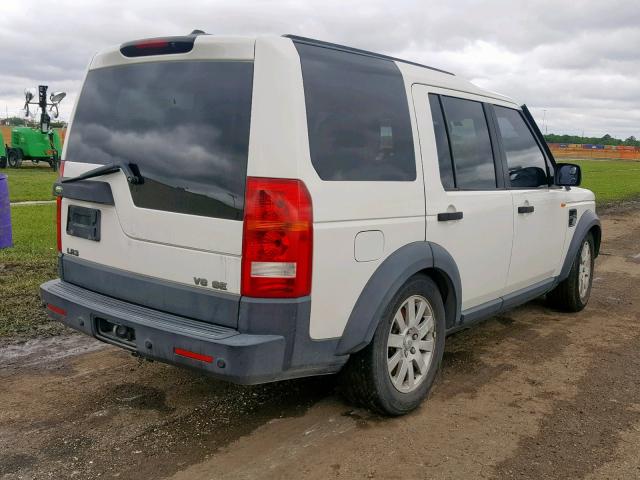 SALAE25486A385798 - 2006 LAND ROVER LR3 SE WHITE photo 4