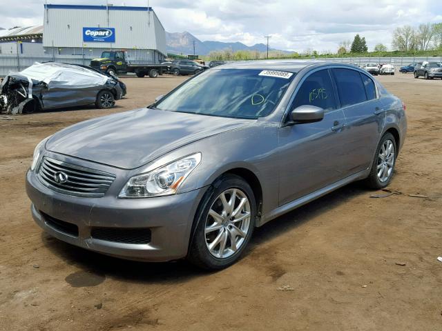 JNKCV61F19M364467 - 2009 INFINITI G37 GRAY photo 2