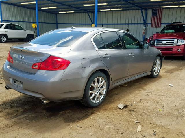 JNKCV61F19M364467 - 2009 INFINITI G37 GRAY photo 4