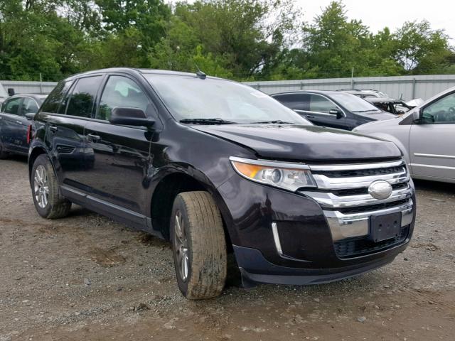 2FMDK3JC6DBB28054 - 2013 FORD EDGE SEL BROWN photo 1