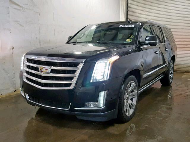 1GYS4JKJXJR217930 - 2018 CADILLAC ESCALADE E BLACK photo 2