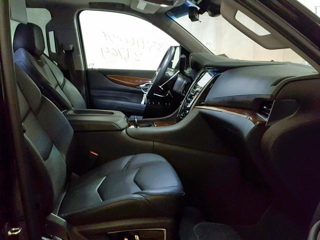 1GYS4JKJXJR217930 - 2018 CADILLAC ESCALADE E BLACK photo 5