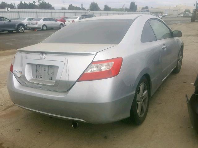 2HGFG12866H525228 - 2006 HONDA CIVIC EX SILVER photo 4