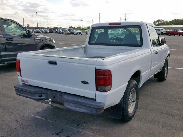 1FTYR10C7YPA29555 - 2000 FORD RANGER WHITE photo 4