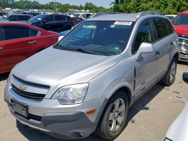 3GNAL2EK3CS595447 - 2012 CHEVROLET CAPTIVA SP SILVER photo 2