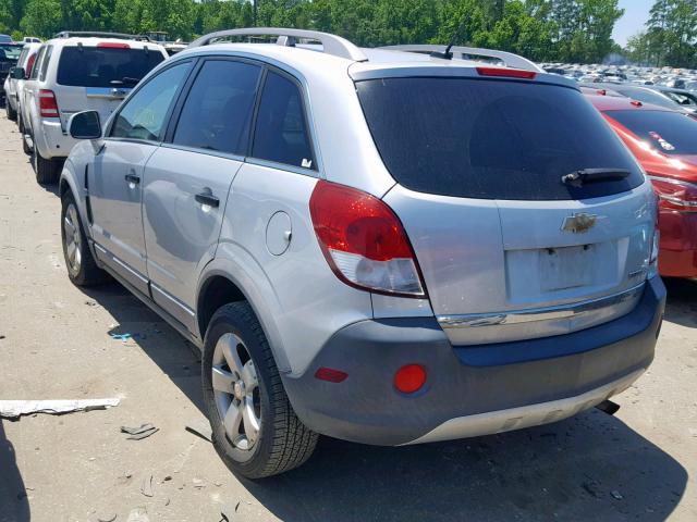 3GNAL2EK3CS595447 - 2012 CHEVROLET CAPTIVA SP SILVER photo 3