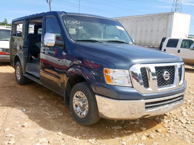 5BZBF0AA6FN851097 - 2015 NISSAN NV 3500 BLUE photo 1