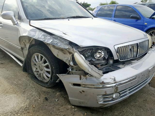 KMHFU45E24A276735 - 2004 HYUNDAI XG 350 SILVER photo 9