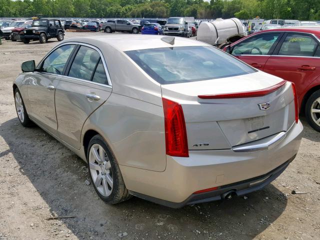 1G6AA5RAXF0115257 - 2015 CADILLAC ATS CREAM photo 3