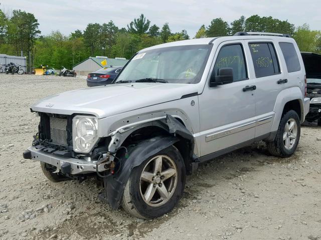 1J8GN58K48W286410 - 2008 JEEP LIBERTY LI SILVER photo 2