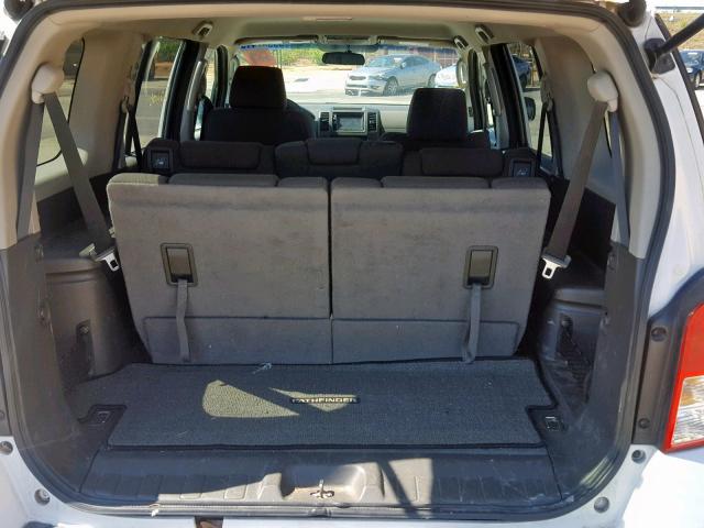 5N1AR18U68C615567 - 2008 NISSAN PATHFINDER S  լուսանկար 9