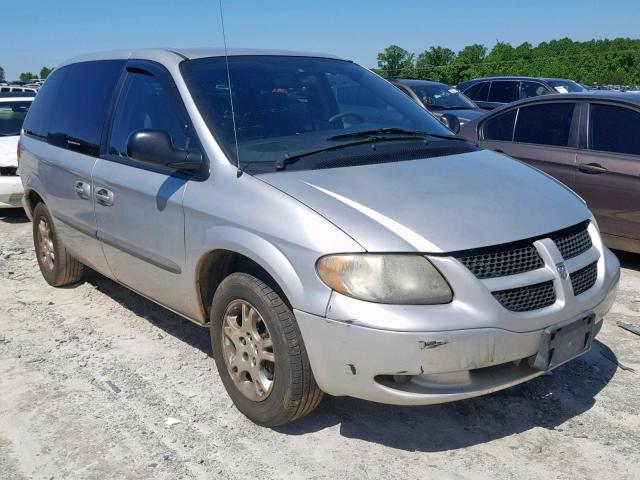 1D4GP45R74B563942 - 2004 DODGE CARAVAN SX SILVER photo 1