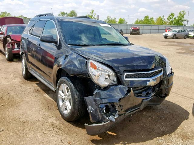 2GNALDEK1C6400228 - 2012 CHEVROLET EQUINOX LT BLACK photo 1