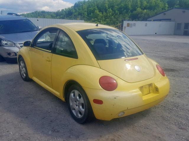 3VWCK21C53M403191 - 2003 VOLKSWAGEN NEW BEETLE Sarı foto 3