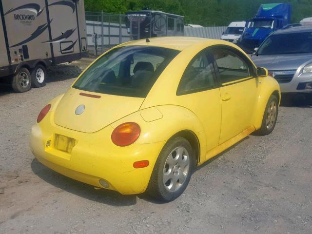 3VWCK21C53M403191 - 2003 VOLKSWAGEN NEW BEETLE Sarı foto 4