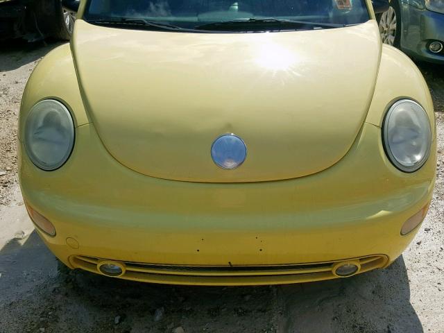 3VWCK21C53M403191 - 2003 VOLKSWAGEN NEW BEETLE Sarı foto 7