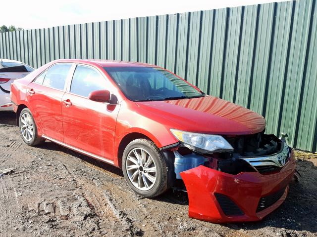 4T4BF1FK6CR187331 - 2012 TOYOTA CAMRY BASE RED photo 1