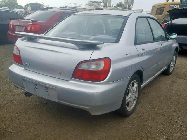 JF1GD67522G517498 - 2002 SUBARU IMPREZA RS SILVER photo 4