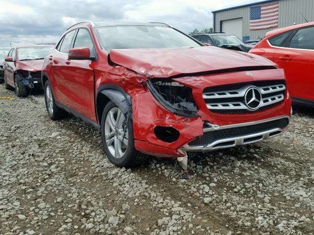 Wdctg4gb5jj40 18 Mercedes Benz Gla 250 4m Red Price History History Of Past Auctions Prices And Bids History Of Salvage And Used Vehicles