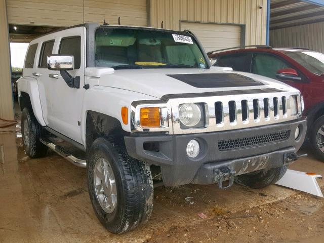 5GTDN13E678109339 - 2007 HUMMER H3 WHITE photo 1