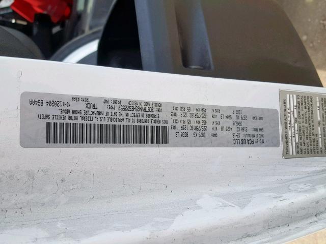 3C6TRVNG5HE522557 - 2017 RAM PROMASTER 白色 照片 10