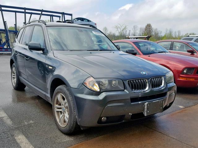 WBXPA93486WG90137 - 2006 BMW X3 3.0I GREEN photo 1