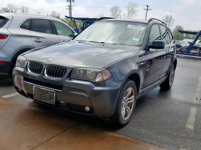 WBXPA93486WG90137 - 2006 BMW X3 3.0I GREEN photo 2