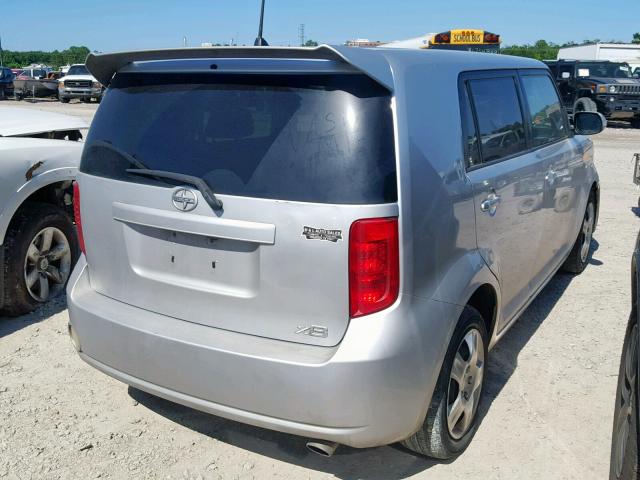 JTLKE50E791088642 - 2009 TOYOTA SCION XB 银色 照片 4