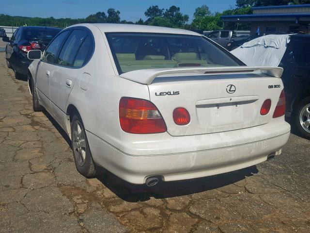 JT8BD68S4Y0099423 - 2000 LEXUS GS 300 WHITE photo 3