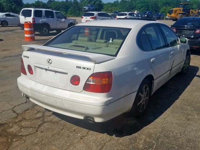 JT8BD68S4Y0099423 - 2000 LEXUS GS 300 WHITE photo 4