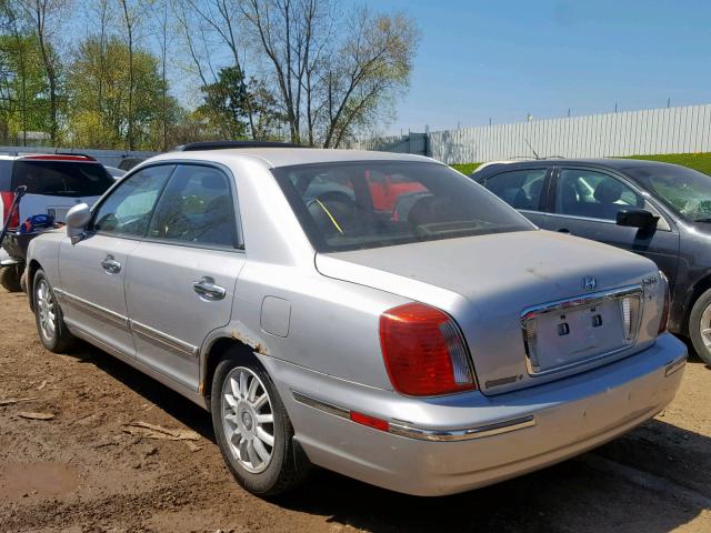 KMHFU45E85A417115 - 2005 HYUNDAI XG 350 SILVER photo 3