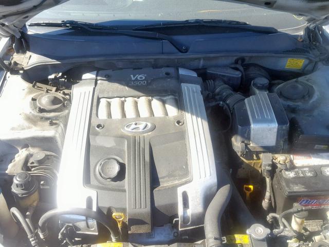 KMHFU45E25A422049 - 2005 HYUNDAI XG 350 SILVER photo 7