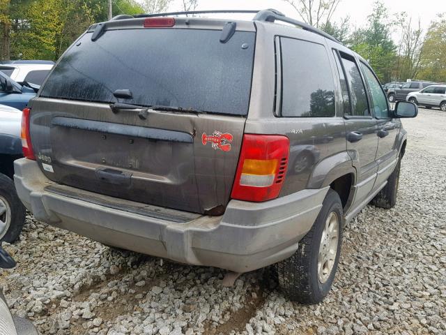 1J4GW48S5YC141600 - 2000 JEEP GRAND CHER GRAY photo 4