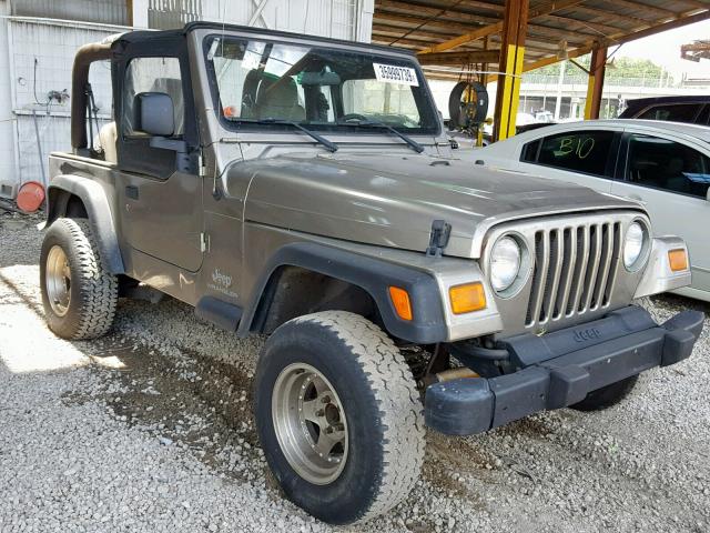 1J4FA29114P703872 - 2004 JEEP WRANGLER / GOLD photo 1